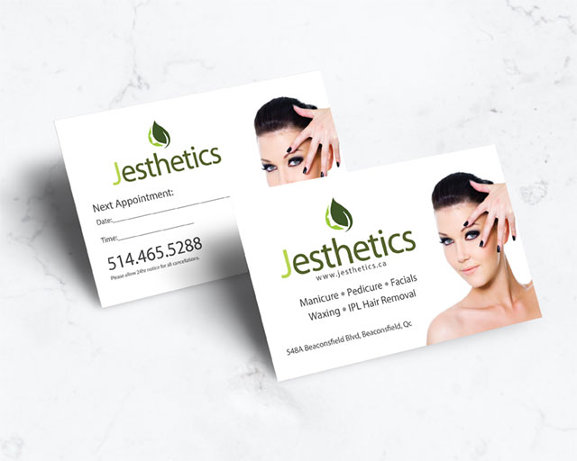 Spa business card design