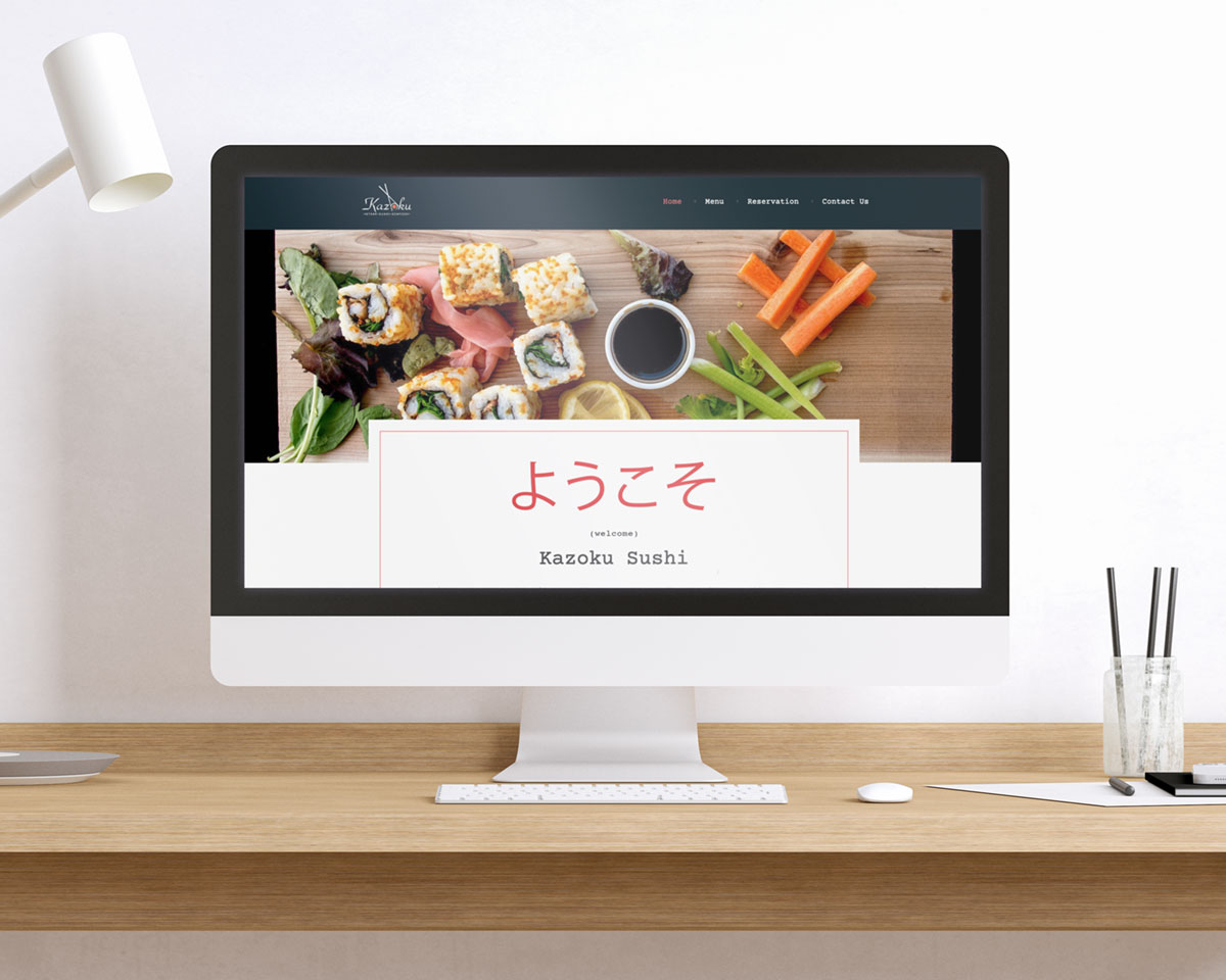 Wordpress website mockup